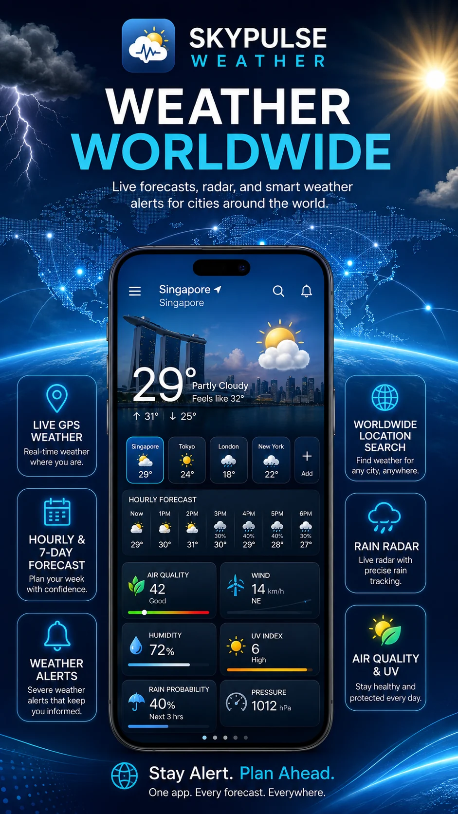 SkyPulse: Weather worldwide